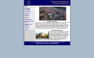 Intransit Container website