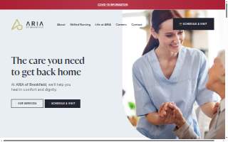 ARIA of Brookfield website
