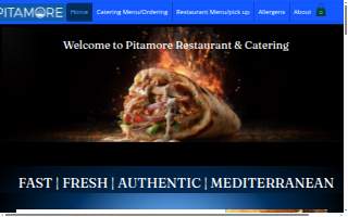 Pitamore Baltimore restaurant and Catering website