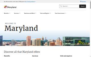 Maryland Medical Clinic website