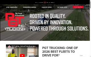PGT Trucking website