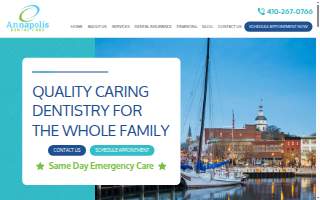 Annapolis Dental Care website