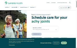 Luminis Health Community Clinic Forest Drive website