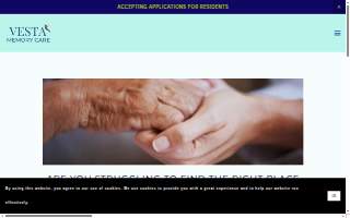 Vesta Memory Care website