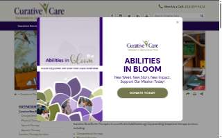 Curative New Berlin Therapies website