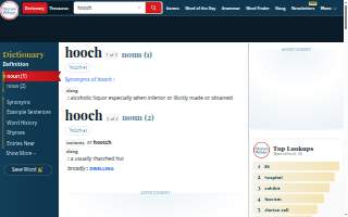 Hootch and Banter website