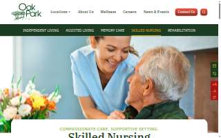 Oak Park Nursing & Rehab Center website