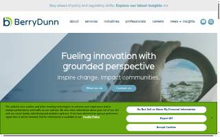 BerryDunn Portland website