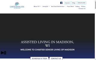 Charter Senior Living of Madison website