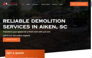 Aiken Demolition website