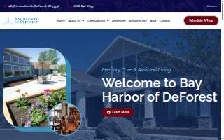 Bay Harbor of DeForest Memory Care and Assisted Living website