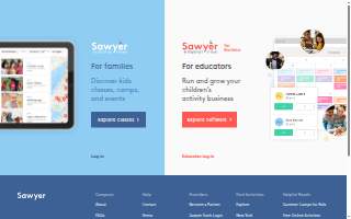 Sawyer's Hawaiian Shave Ice & Coffee website