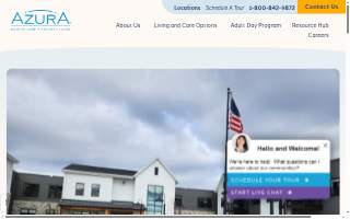 Azura Memory Care & Assisted Living in Verona website