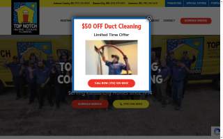 Top Notch Heating & Air Conditioning Bangor website