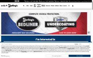 Darling's Used Vehicle Center website