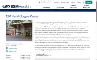 Dean/St Marys Surgery & Care website