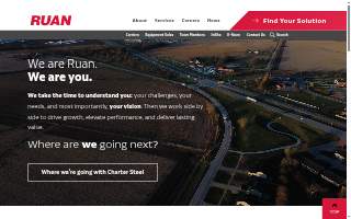 Ruan Transportation Management Systems of Nampa website