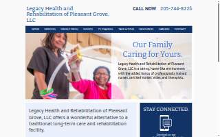 Legacy Health and Rehabilitation of Pleasant Grove, LLC website
