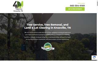 4M Tree Service Charleston website