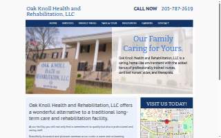 Oak Knoll Health and Rehabilitation, LLC website
