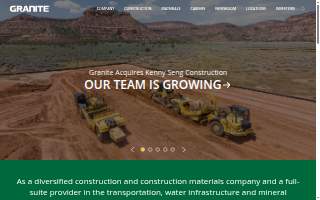 Granite Construction Company website