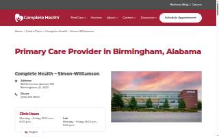 Complete Health - Simon-Williamson website