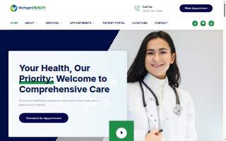 Michigan Health Specialists of Flint website