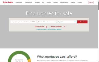 Edina Realty - St. Paul, Grand Ave Real Estate Agency website