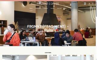 FRGMNT Coffee - St. Anthony Main website