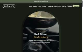 DeGidio's Restaurant & Bar website