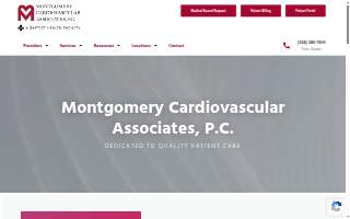Montgomery Cardiovascular Associates PC website