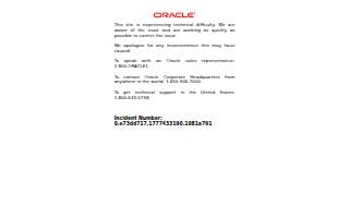 Oracle Fitness Center website