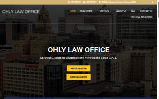 Ohly Law Office website