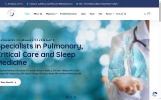 Montgomery Pulmonary Consultants website