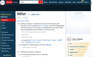 Bitter & Twisted website