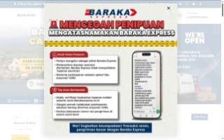 Baraka Restaurant and Catering website