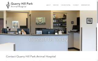 Quarry Hill Park Animal Hospital website