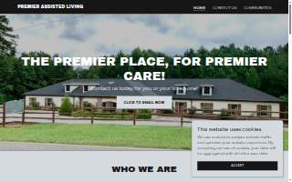 Premier Care- an Assisted Living facility website