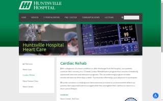 Huntsville Hospital Cardiac Rehab website