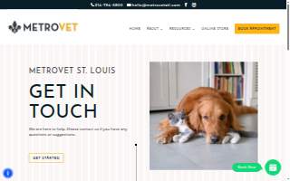 MetroVet St. Louis website
