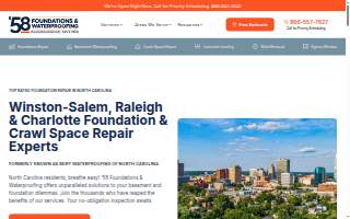 '58 Foundations & Waterproofing of Thomasville website