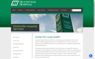 Huntsville Hospital Pulmonary Rehab website