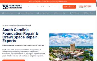 '58 Foundations & Waterproofing of Spartanburg website