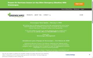 GreenScapes Total Lawncare & Landscaping Service website