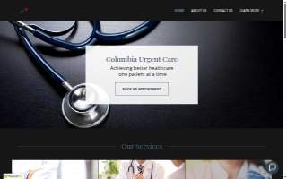 Columbia Urgent Care website