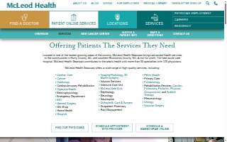 McLeod Seacoast Cardiac Rehabilitation website
