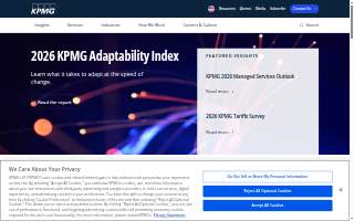 KPMG of Jackson website