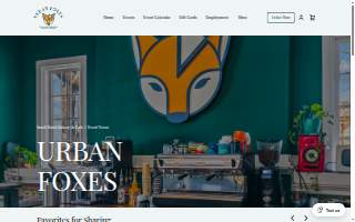 Urban Foxes website
