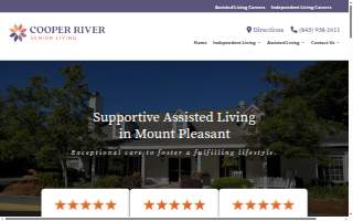 Cooper River Assisted Living website