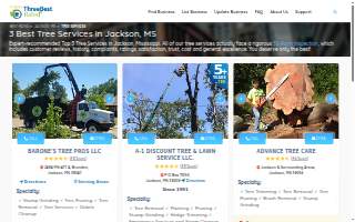 A-1 Discount Tree & Lawn Service website